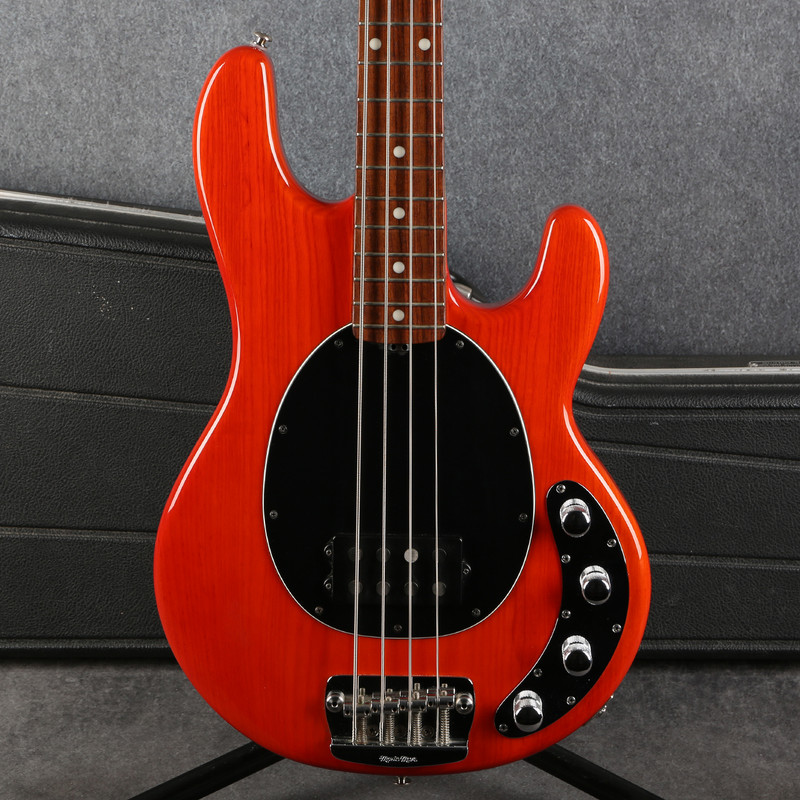 Music Man StingRay 4 - Trans Orange - Hard Case - 2nd Hand