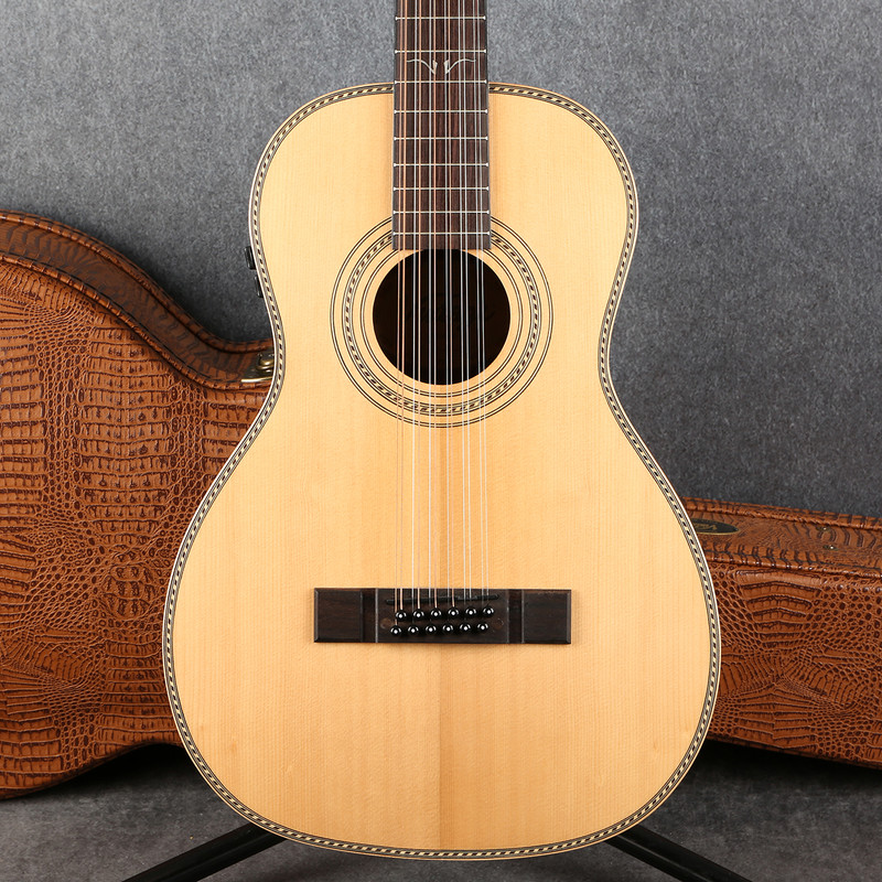 Vintage Viator Paul Brett 12 String Travel Electro Acoustic - Case - 2nd Hand