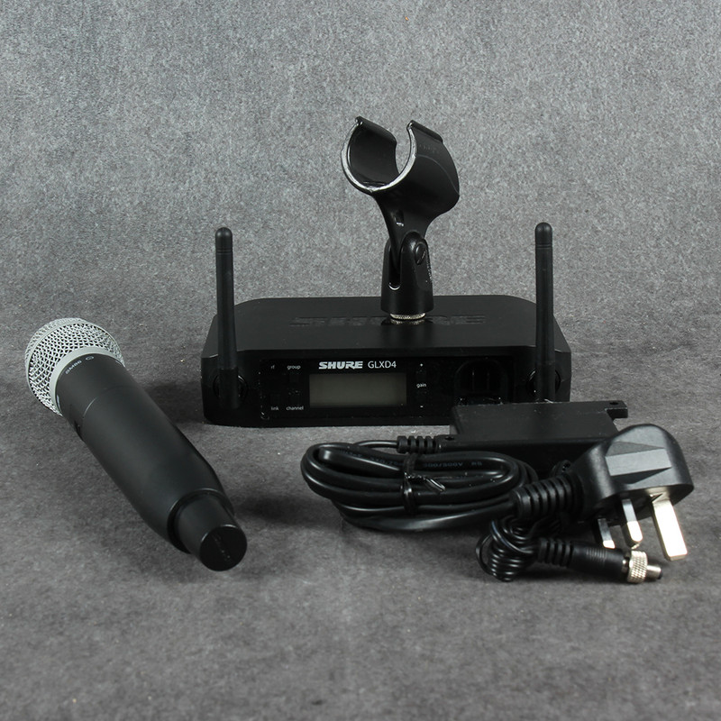 Shure GLXD24/SM86 SM86 Digital Wireless Vocal System - 2nd Hand Shure GLXD24/SM86 SM86 Digital Wireless Vocal System - 2nd Hand