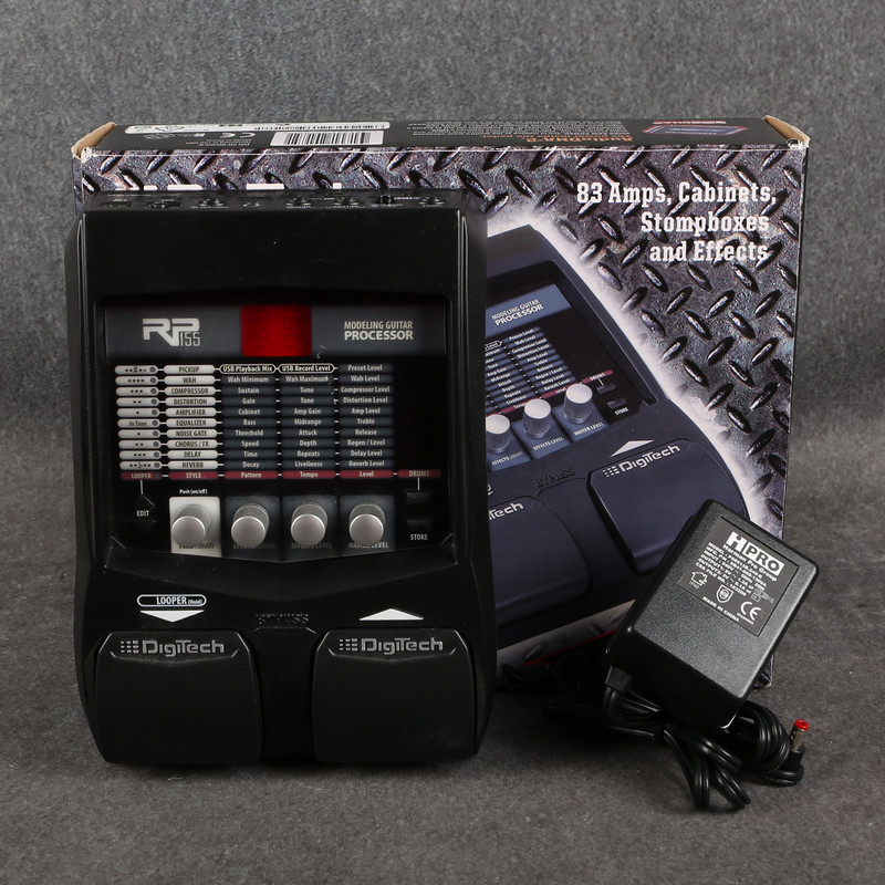 Digitech RP155 Guitar FX Processor - Box & PSU - 2nd Hand Digitech RP155 Guitar FX Processor - Box & PSU - 2nd Hand