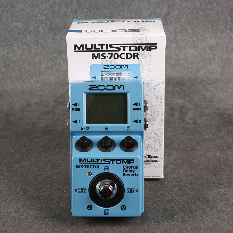 Zoom MS70CDR Multi Stomp Pedal - Boxed - 2nd Hand