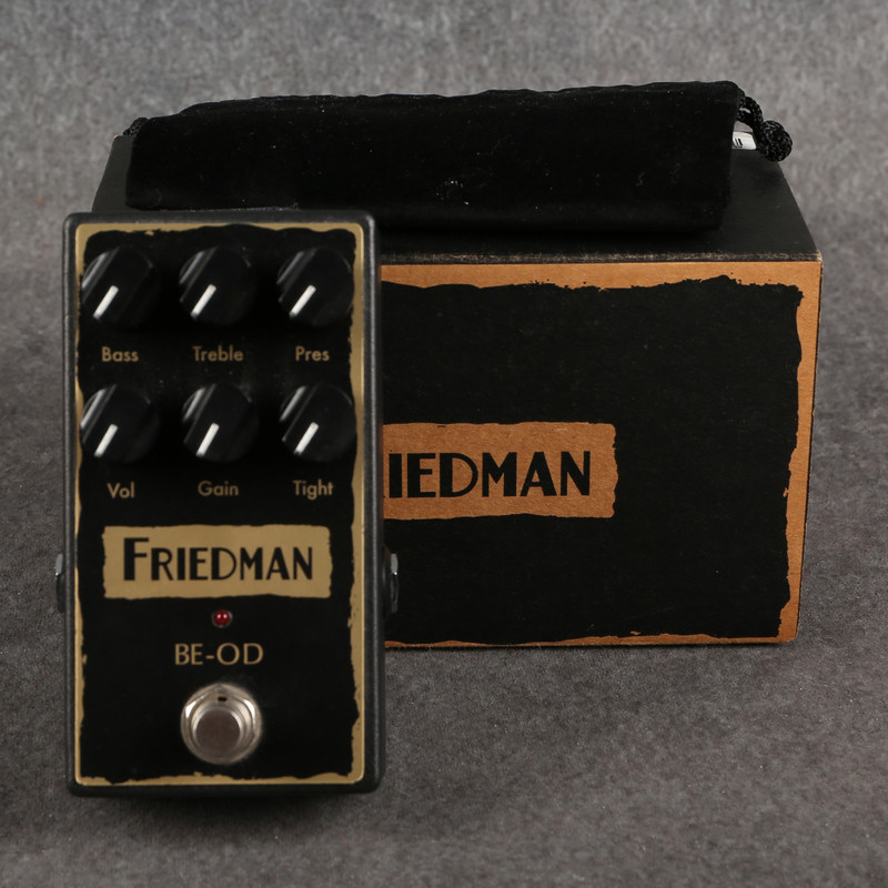 Friedman BE-OD Overdrive Pedal - Boxed - 2nd Hand Friedman BE-OD Overdrive Pedal - Boxed - 2nd Hand