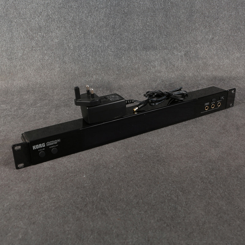 Korg Pitchblack Rack Tuner - PSU - 2nd Hand