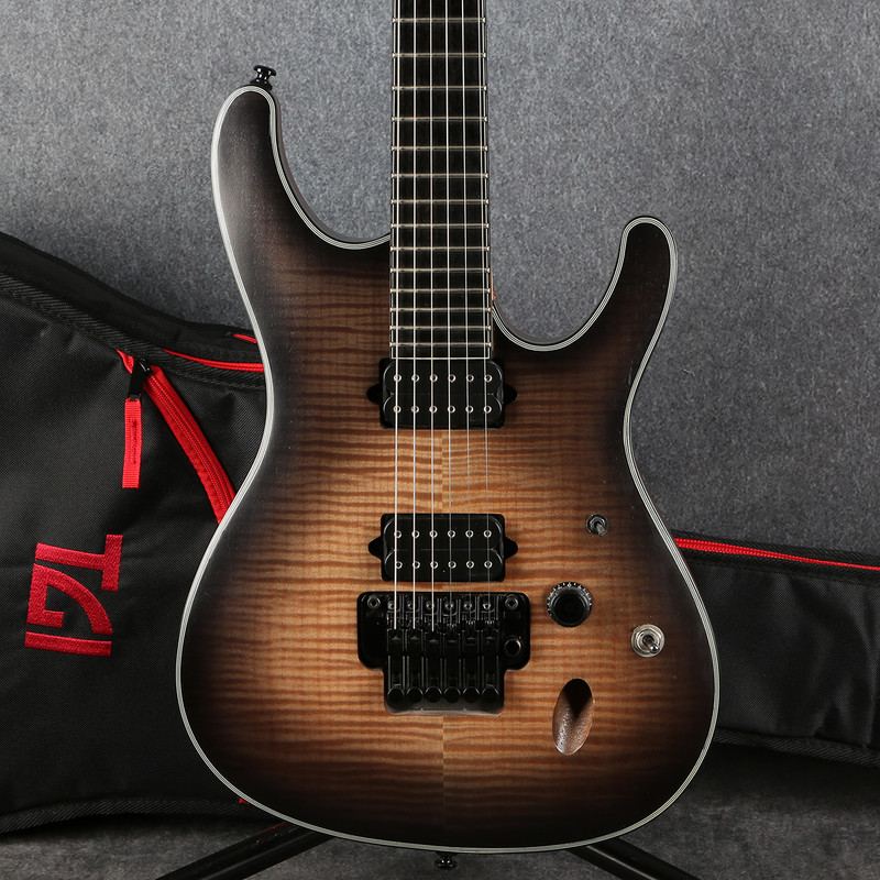 Ibanez Iron Label SIX6DFM-DCB - Dark Space Burst - Gig Bag - 2nd Hand
