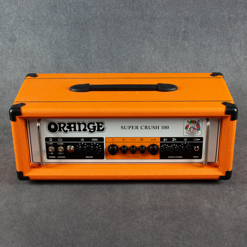 Orange Super Crush 100 Head - 2nd Hand (132355) Orange Super Crush 100 Head - 2nd Hand (132355)