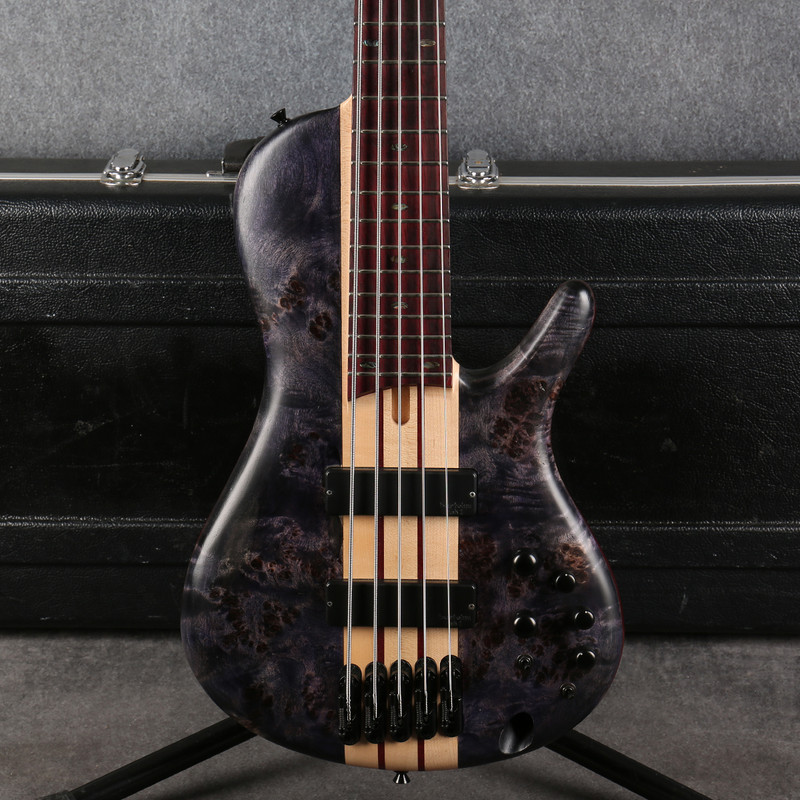 Ibanez Bass Workshop SRSC805-DTF - Deep Twilight Flat - Hard Case - 2nd Hand Ibanez Bass Workshop SRSC805-DTF - Deep Twilight Flat - Hard Case - 2nd Hand