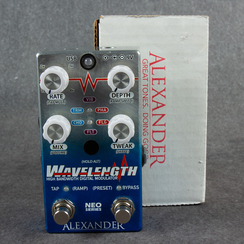 Alexander Wavelength Digital Modulator Pedal - Boxed - 2nd Hand