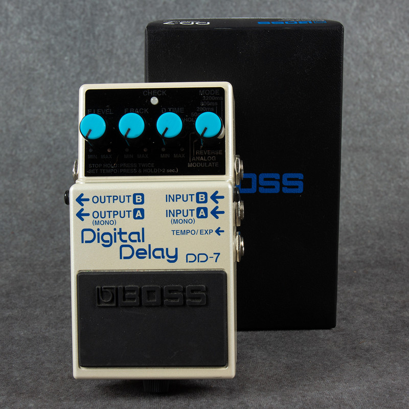 Boss DD-7 Digital Delay Pedal - Boxed - 2nd Hand (132572) Boss DD-7 Digital Delay Pedal - Boxed - 2nd Hand (132572)