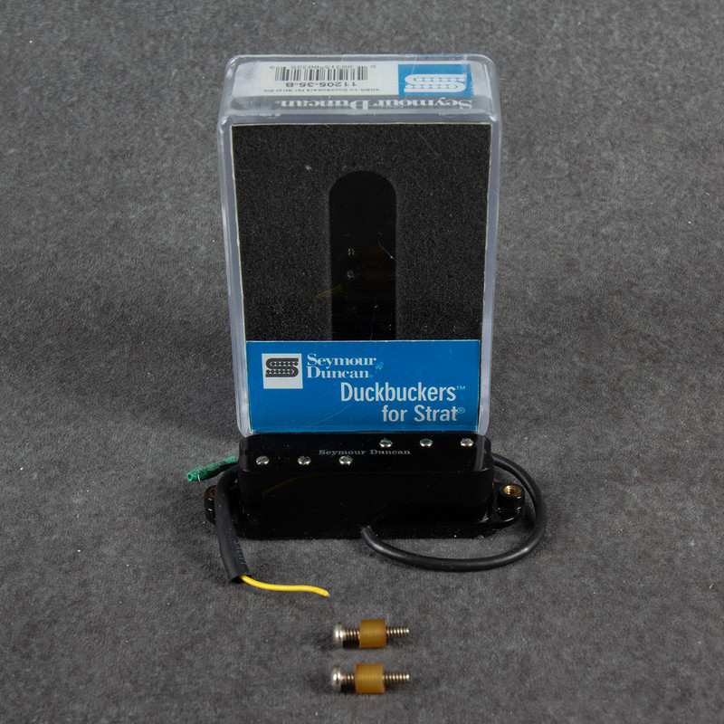 Seymour Duncan Duckbuckers Strat Middle/Neck Pickup - Black - Boxed - 2nd Hand Seymour Duncan Duckbuckers Strat Middle/Neck Pickup - Black - Boxed - 2nd Hand