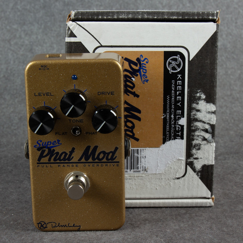 Keeley Super Phat Mod Overdrive Pedal - Boxed - 2nd Hand Keeley Super Phat Mod Overdrive Pedal - Boxed - 2nd Hand