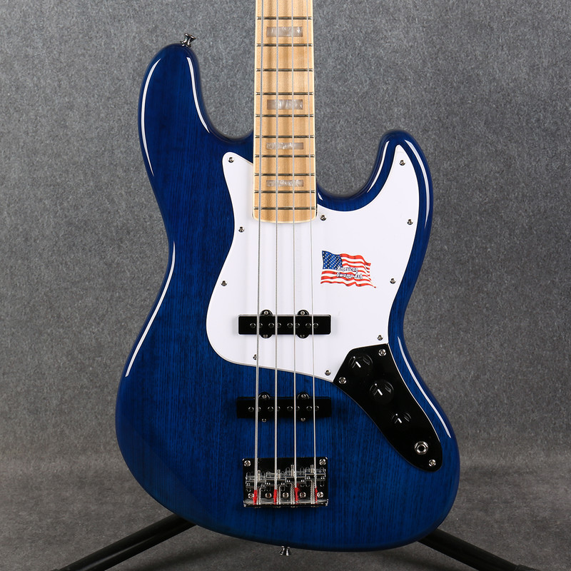 SX SJB75/TBU Bass Guitar - Trans Blue - 2nd Hand