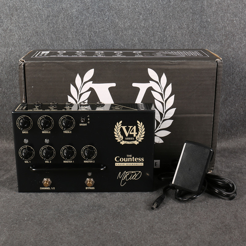 Victory V4 The Countess Preamp Pedal - Box & PSU - 2nd Hand Victory V4 The Countess Preamp Pedal - Box & PSU - 2nd Hand