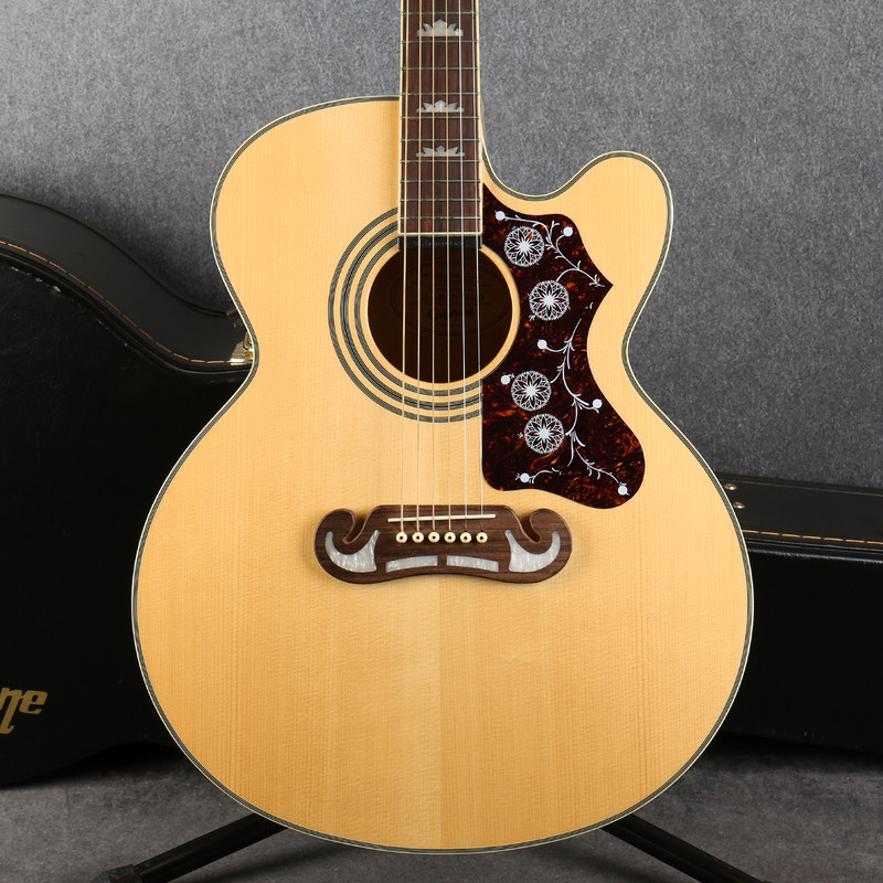 Epiphone EJ-200CE Electro Acoustic - Natural - Hard Case - 2nd Hand Epiphone EJ-200CE Electro Acoustic - Natural - Hard Case - 2nd Hand