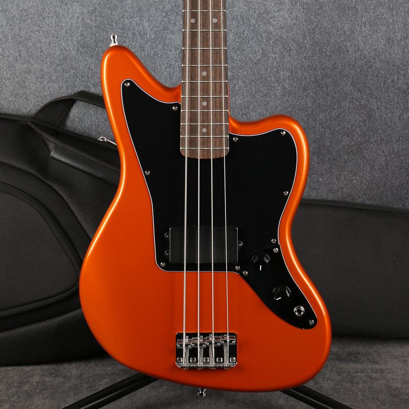 Squier FSR Affinity Jaguar Bass H - Metallic Orange - Gig Bag - 2nd Hand
