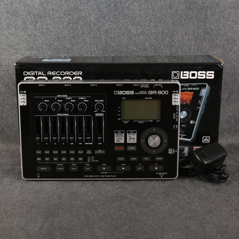 Boss BR-800 Digital Recorder - Box & PSU - 2nd Hand (133022) Boss BR-800 Digital Recorder - Box & PSU - 2nd Hand (133022)