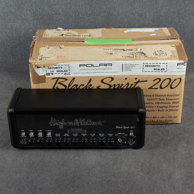 Hughes & Kettner Black Spirit 200 Head - Boxed **COLLECTION ONLY** - 2nd Hand
