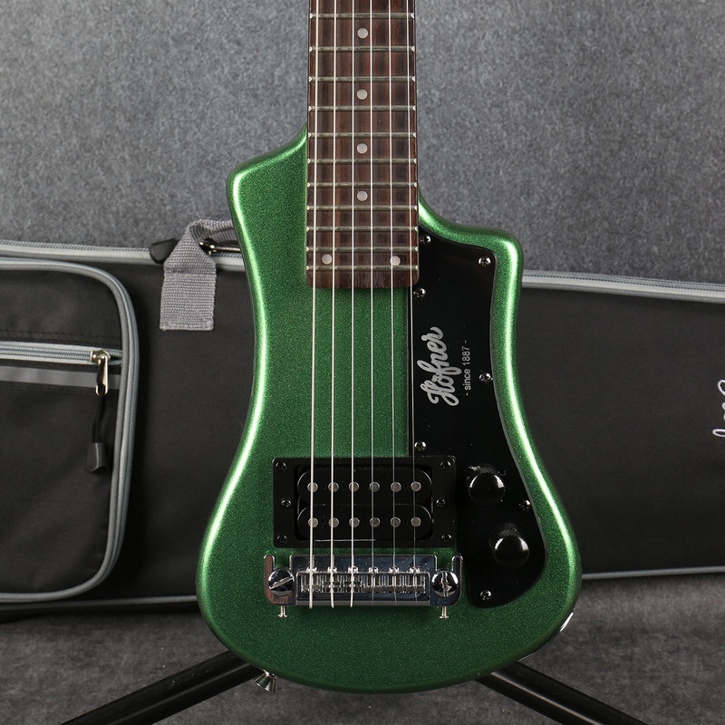 Hofner HCT Shorty Guitar - Cadillac Green - Gig Bag - 2nd Hand