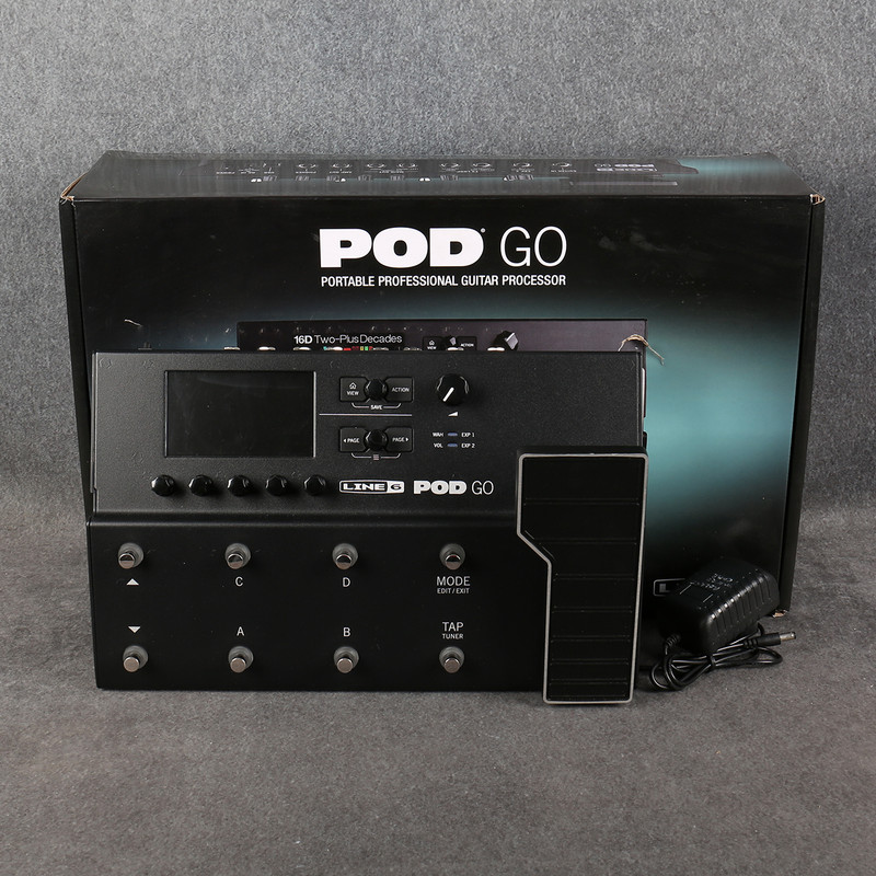 Line 6 Pod Go Multi-Effects Pedal - Box & PSU - 2nd Hand Line 6 Pod Go Multi-Effects Pedal - Box & PSU - 2nd Hand