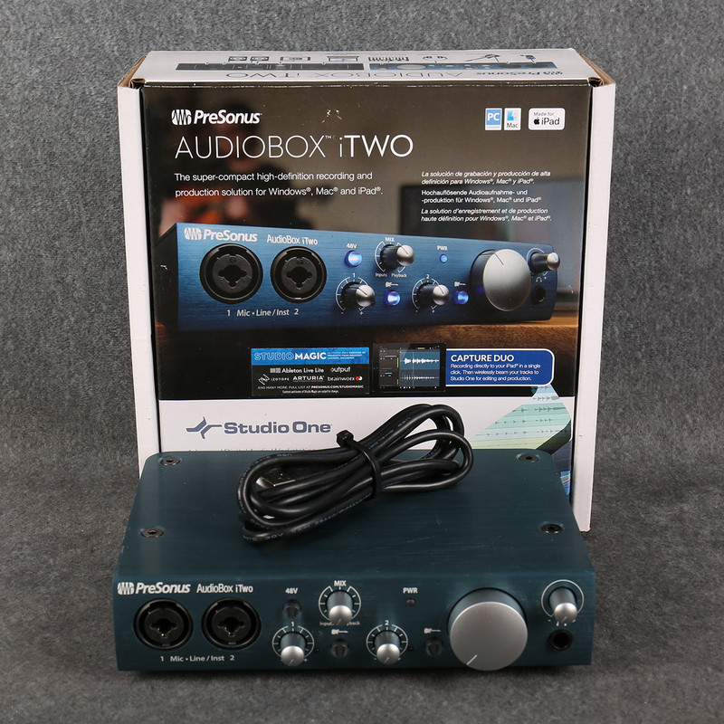 PreSonus AudioBox iTwo Audio Interface - Boxed - 2nd Hand