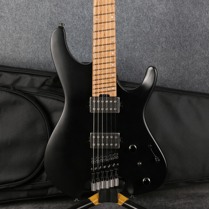 Ibanez QX52-BKF Q Series Headless Guitar - Black Flat - Gig Bag - 2nd Hand