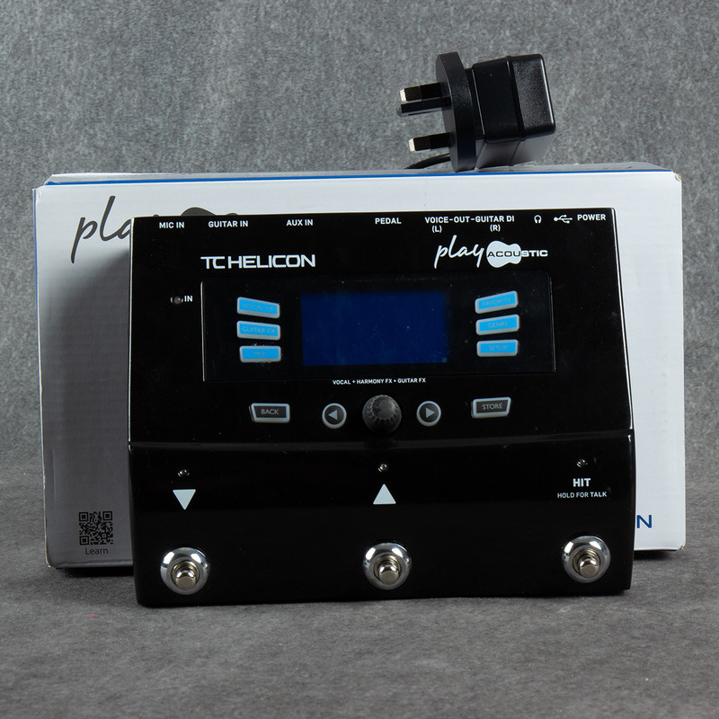 TC Helicon Play Acoustic - Box & PSU - 2nd Hand TC Helicon Play Acoustic - Box & PSU - 2nd Hand