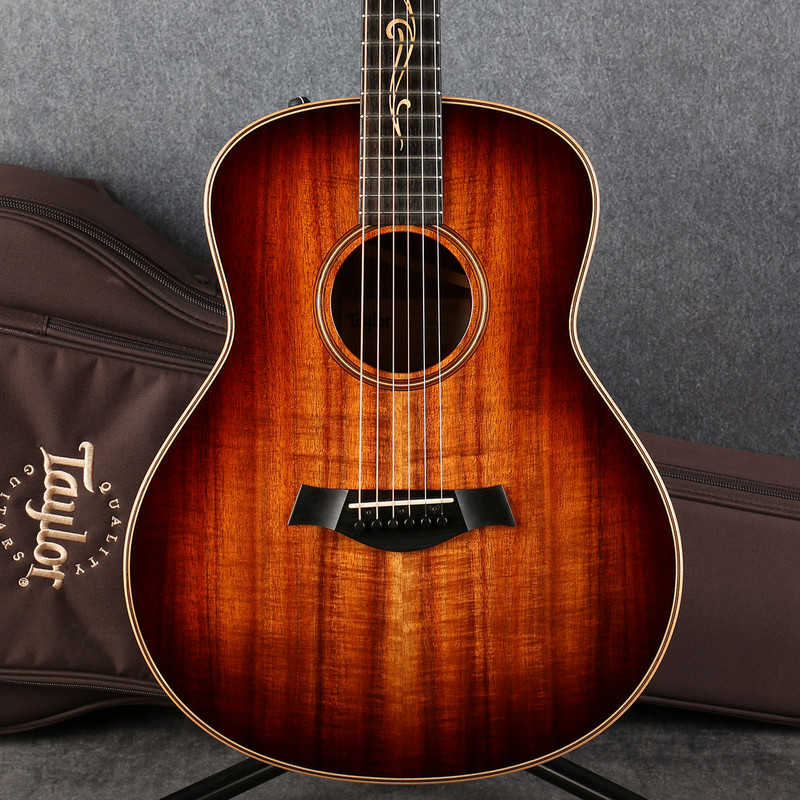 Taylor GT K21e Koa Electro Acoustic - Shaded Edge Burst - Case - 2nd Hand