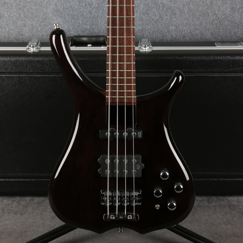Warwick RockBass Infinity 4 - Nirvana Black Transparent - Hard Case - 2nd Hand