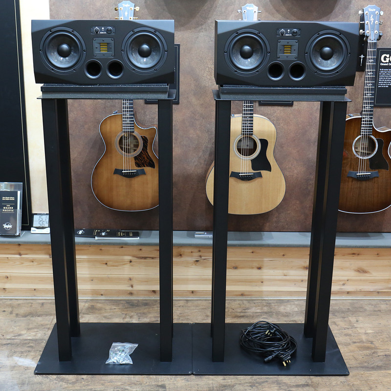 Adam Audio A77X Monitors-Custom Isolation Stands **COLLECTION ONLY** - 2nd Hand