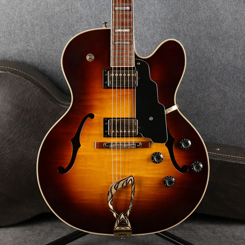 Guild X-170 AB Hollow Body Electric - Sunburst - Hard Case - 2nd Hand