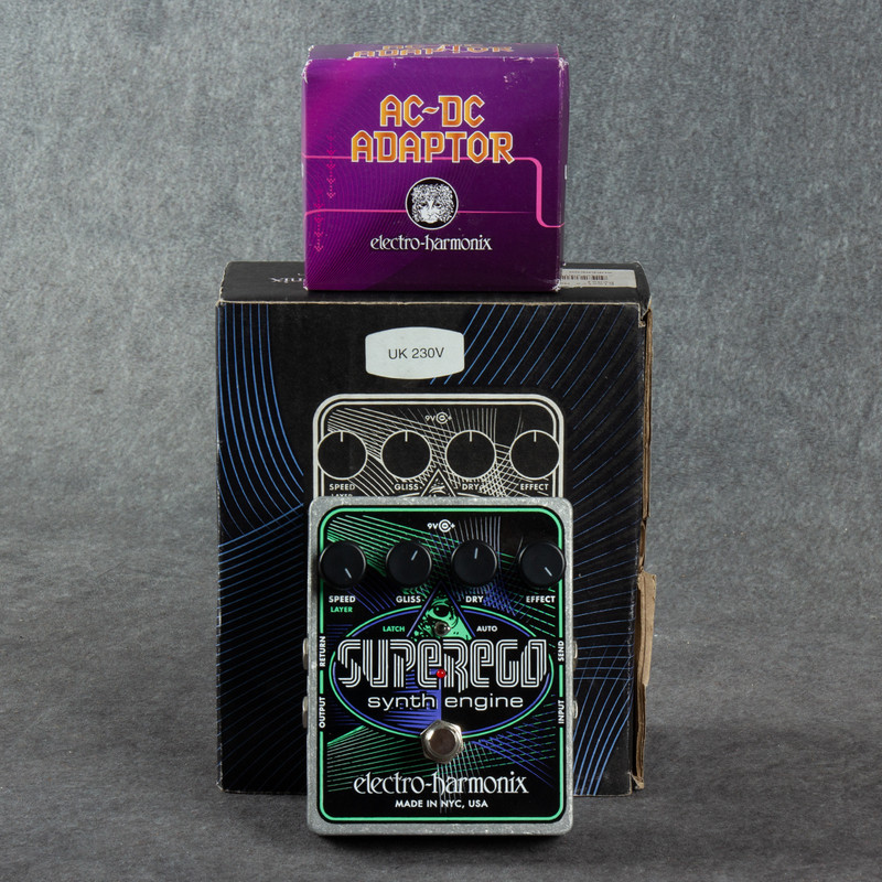 Electro Harmonix Superego Synth Engine - Box & PSU - 2nd Hand Electro Harmonix Superego Synth Engine - Box & PSU - 2nd Hand
