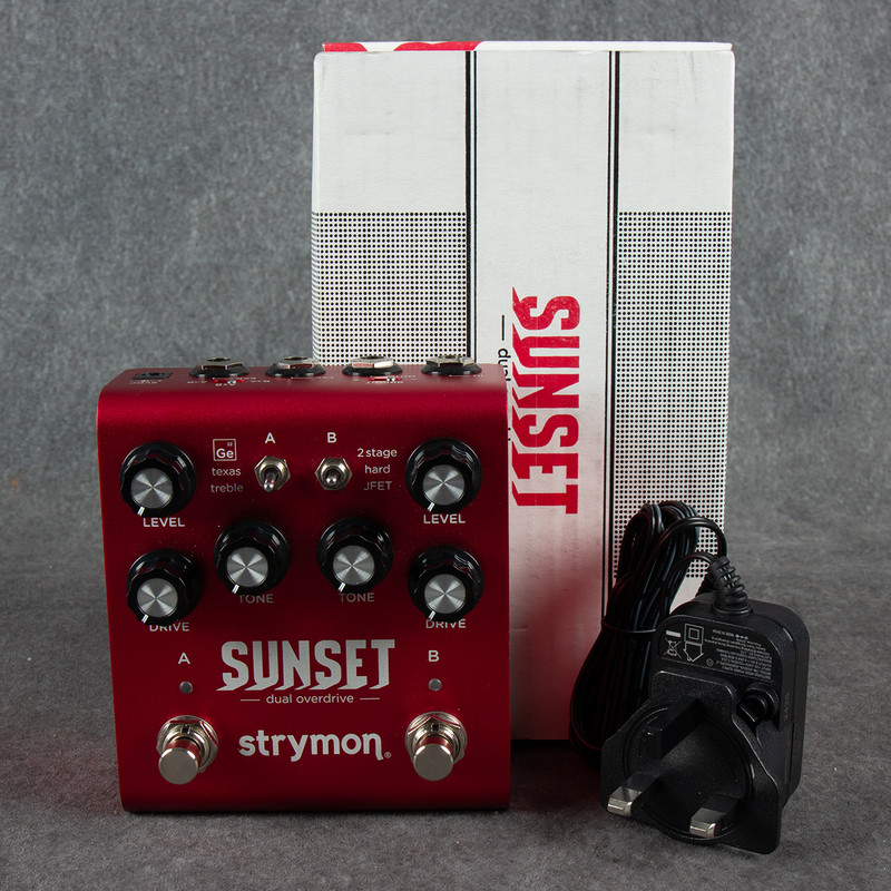 Strymon Sunset Dual Overdrive Pedal - Box & PSU - 2nd Hand (134386) Strymon Sunset Dual Overdrive Pedal - Box & PSU - 2nd Hand (134386)