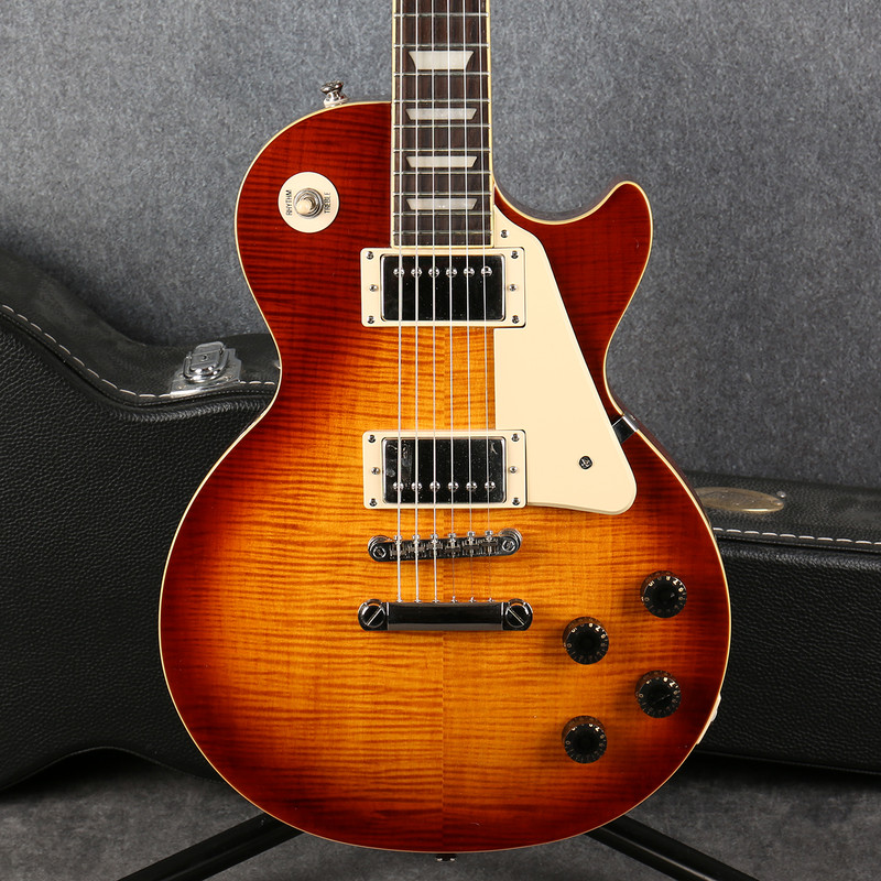 Epiphone Les Paul Standard Plus Top Pro - Desert Burst - Hard Case - 2nd Hand