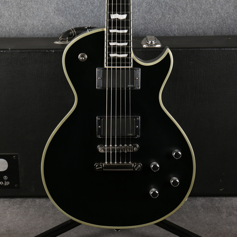 ESP Standard Series Eclipse I - Satin Black - Hard Case - 2nd Hand ESP Standard Series Eclipse I - Satin Black - Hard Case - 2nd Hand