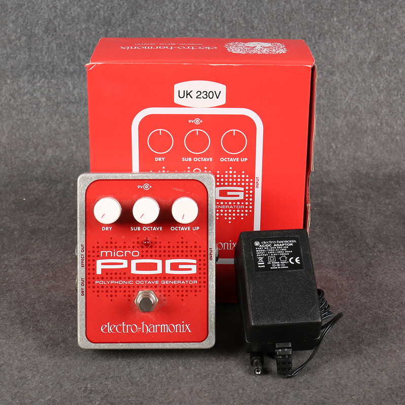 Electro-Harmonix Micro Pog - Box & PSU - 2nd Hand Electro-Harmonix Micro Pog - Box & PSU - 2nd Hand
