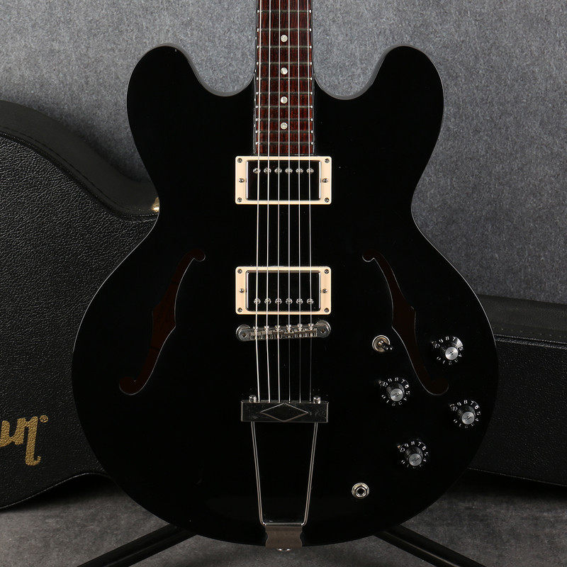 Gibson ES-330 Satin - 2018 - Ebony - Hard Case - 2nd Hand