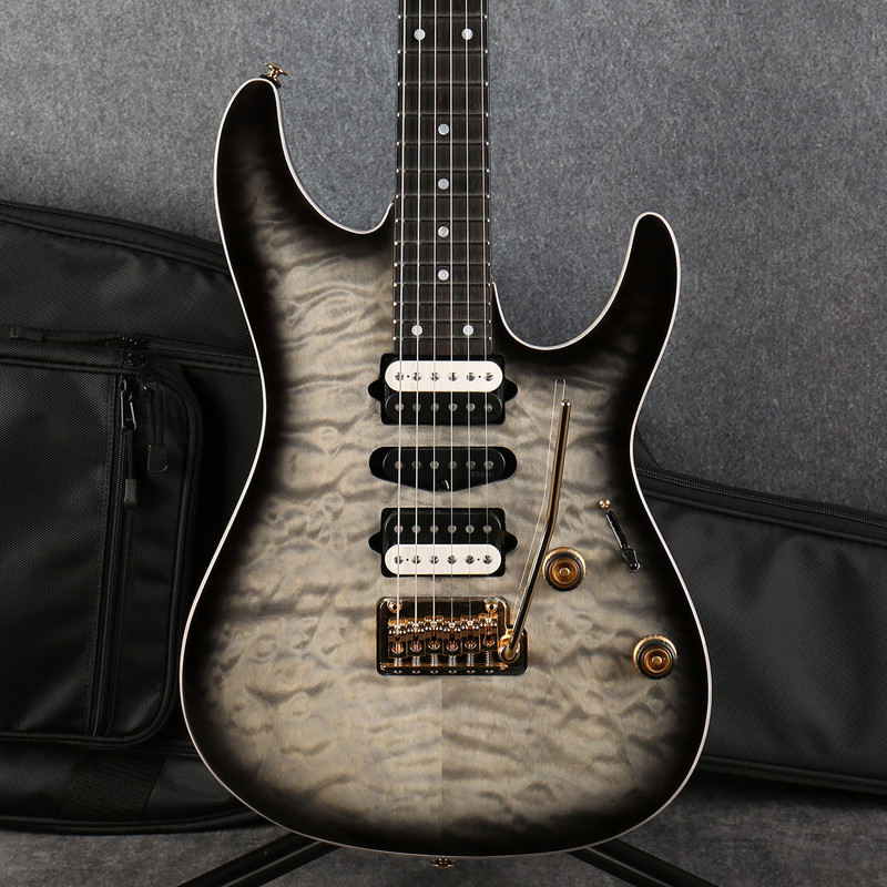 Ibanez Premium AZ47P1QM-BIB - Black Ice Burst - Gig Bag - 2nd Hand