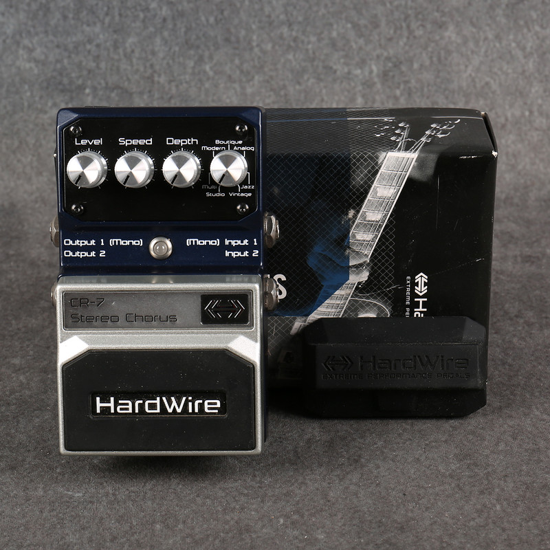 Digitech Hardwire CR-7 Stereo Chorus - Boxed - 2nd Hand Digitech Hardwire CR-7 Stereo Chorus - Boxed - 2nd Hand