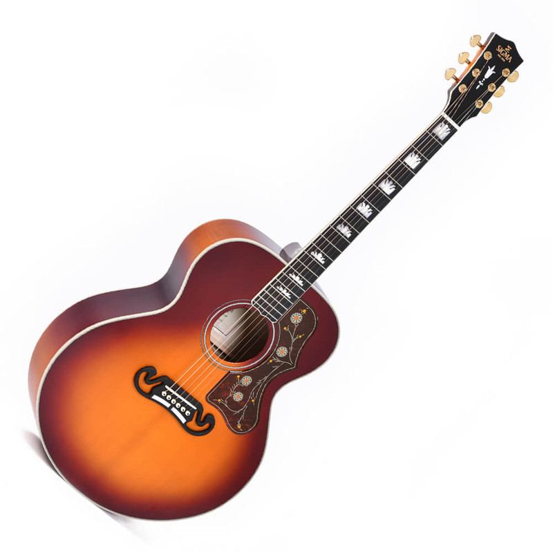 Sigma SGJA-SG200 Electro Acoustic Guitar - Autumn Burst