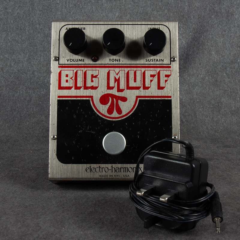 Electro Harmonix Big Muff Fuzz Pedal Pi - PSU - 2nd Hand Electro Harmonix Big Muff Fuzz Pedal Pi - PSU - 2nd Hand