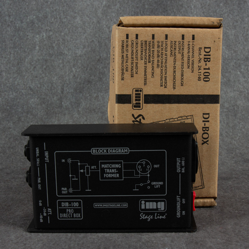 IMG Stage Line DIB-100 DI Box - Boxed - 2nd Hand