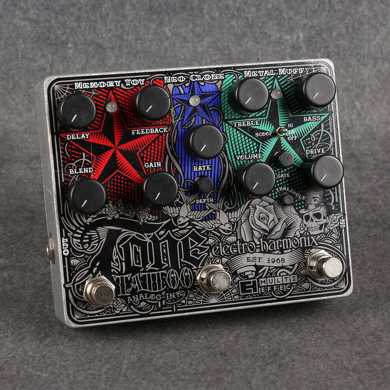 Electro Harmonix Tone Tattoo Analog Multi Effects Pedal - 2nd Hand