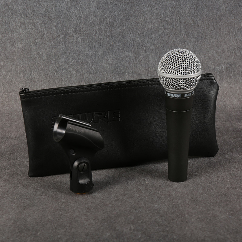 Shure SM58 Dynamic Vocal Microphone - Bag - 2nd Hand Shure SM58 Dynamic Vocal Microphone - Bag - 2nd Hand