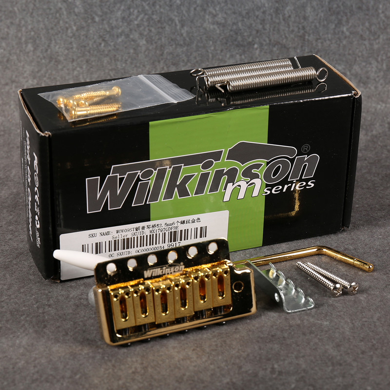 Wilkinson Deluxe 52.5mm Full Block ST Guitar Tremolo - Boxed - 2nd Hand Wilkinson Deluxe 52.5mm Full Block ST Guitar Tremolo - Boxed - 2nd Hand