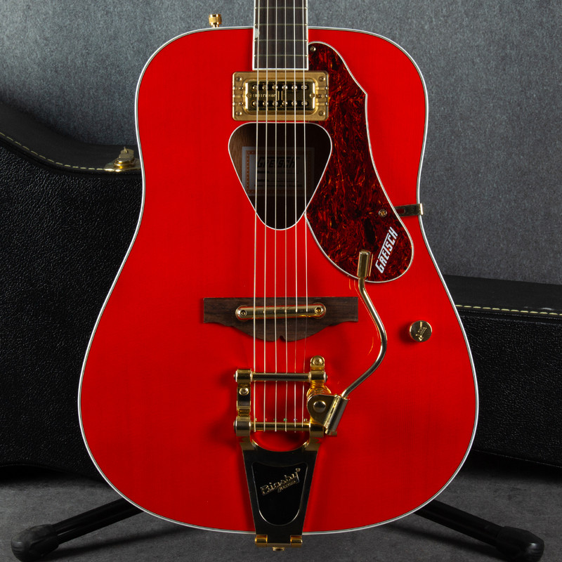 Gretsch G5034TFT Rancher Electro Acoustic - Savannah Sunset - Case - 2nd Hand (135327) Gretsch G5034TFT Rancher Electro Acoustic - Savannah Sunset - Case - 2nd Hand (135327)