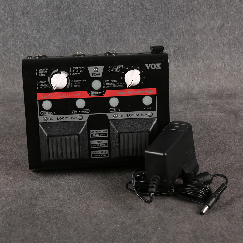 Vox VLL1 Lil Looper Multi-Effect - PSU - 2nd Hand Vox VLL1 Lil Looper Multi-Effect - PSU - 2nd Hand