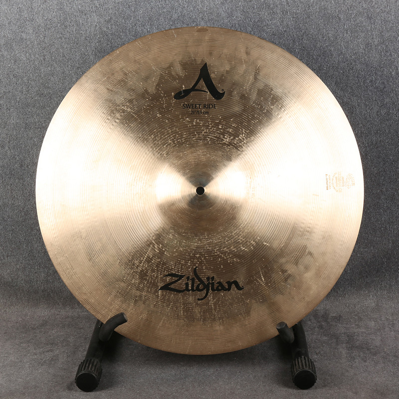 Zildjian A Sweet Ride 21 Inch Ride Cymbal - 2nd Hand