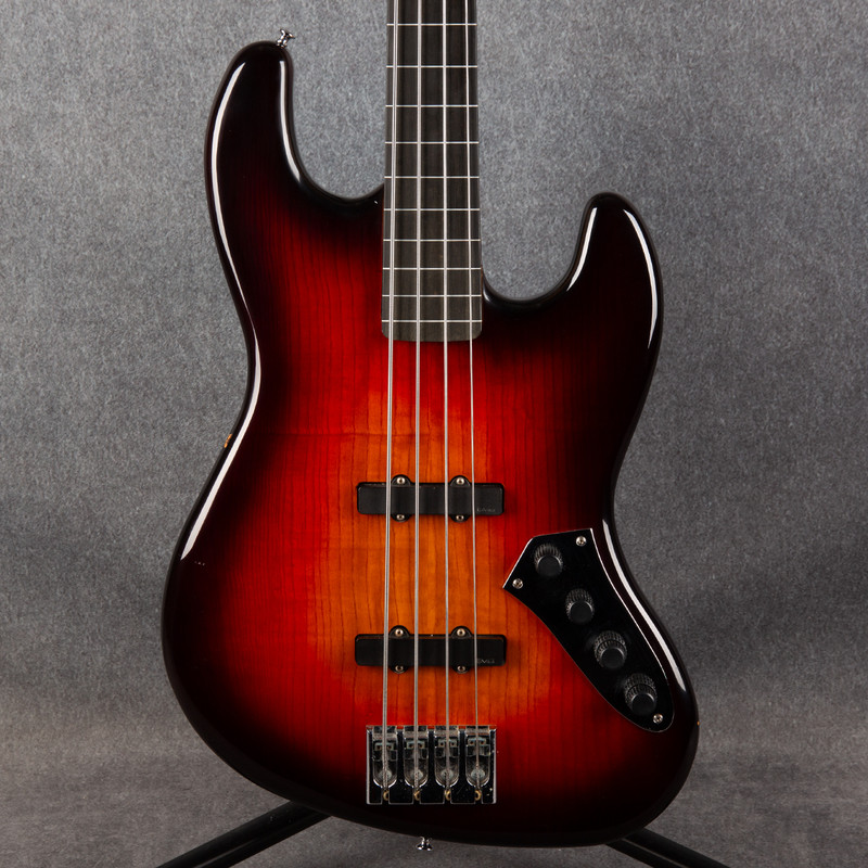 Shuker Fretless J Bass - Sunburst - 2nd Hand Shuker Fretless J Bass - Sunburst - 2nd Hand