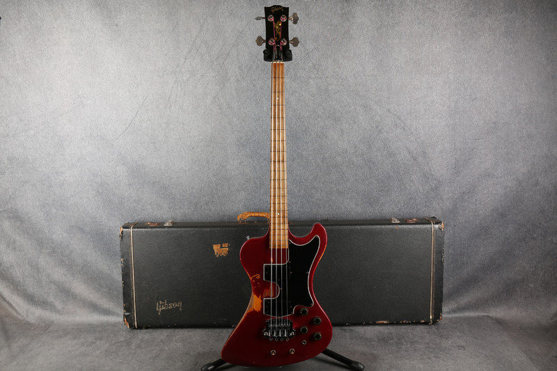 GIbson RD Artist Bass Fretless '78 Factory Refinished Wine Red 2nd Hand ...