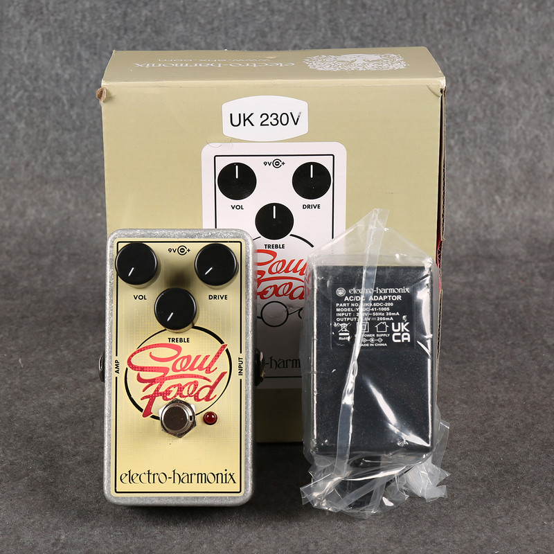 Electro Harmonix Soul Food - Box & PSU - 2nd Hand (136139) Electro Harmonix Soul Food - Box & PSU - 2nd Hand (136139)