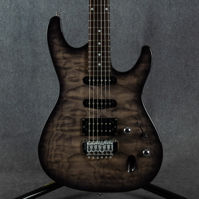 Ibanez SA160QM - Transparent Grey - 2nd Hand